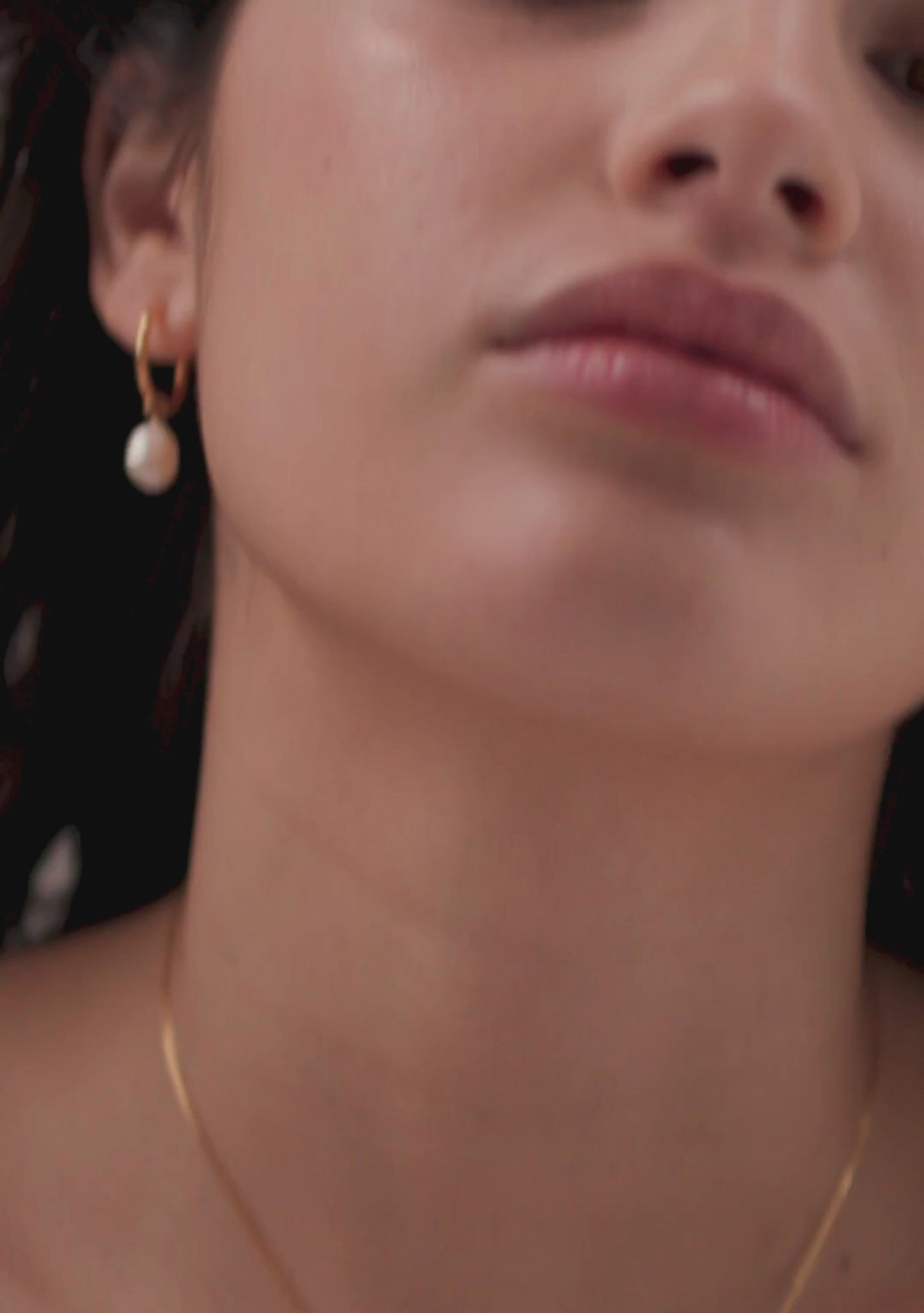 Keshi Pearl Necklace - Gold
