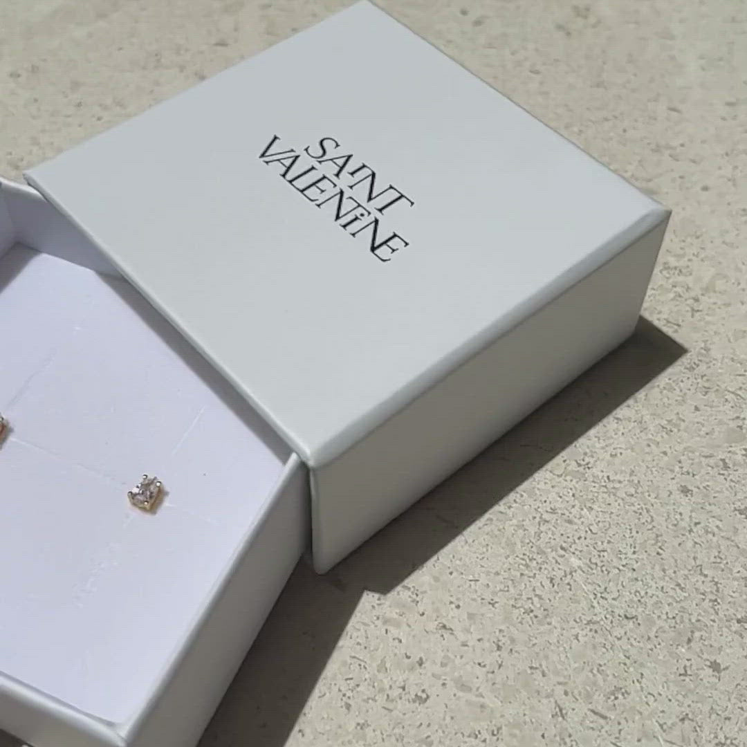 Valentine Studs - Gold