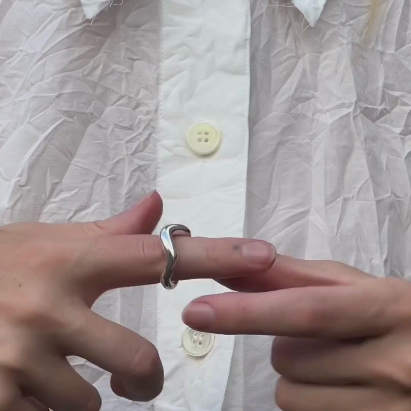 Wabi Sabi Ring - Silver