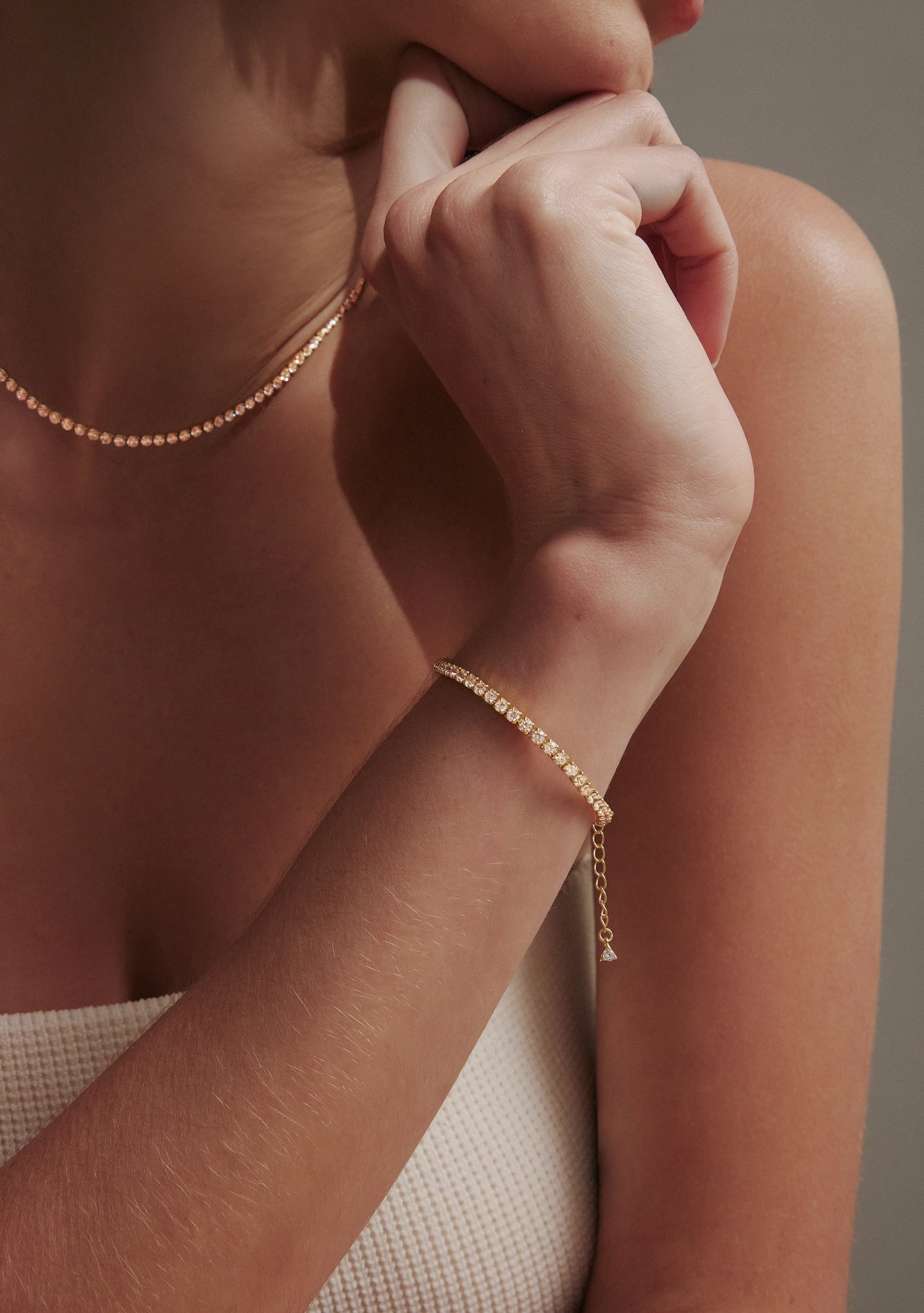 Aspen Tennis Bracelet - Gold