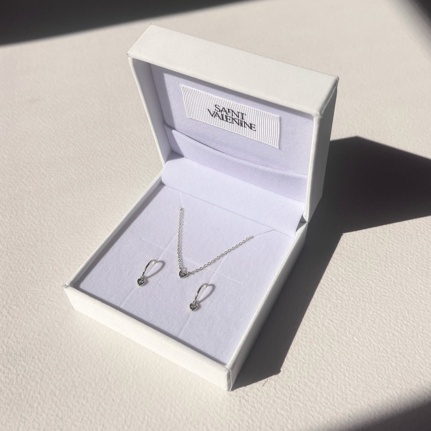 Mini Heart Necklace - Silver