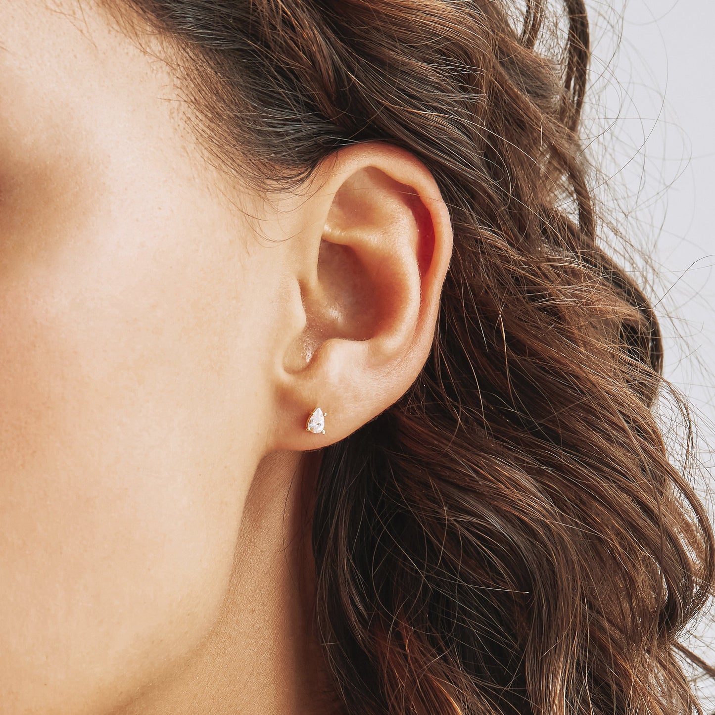 Valentine Flat Back Studs - Gold