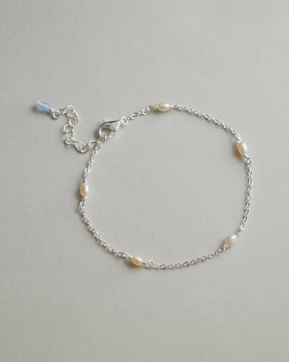 Something Blue Bracelet - Silver