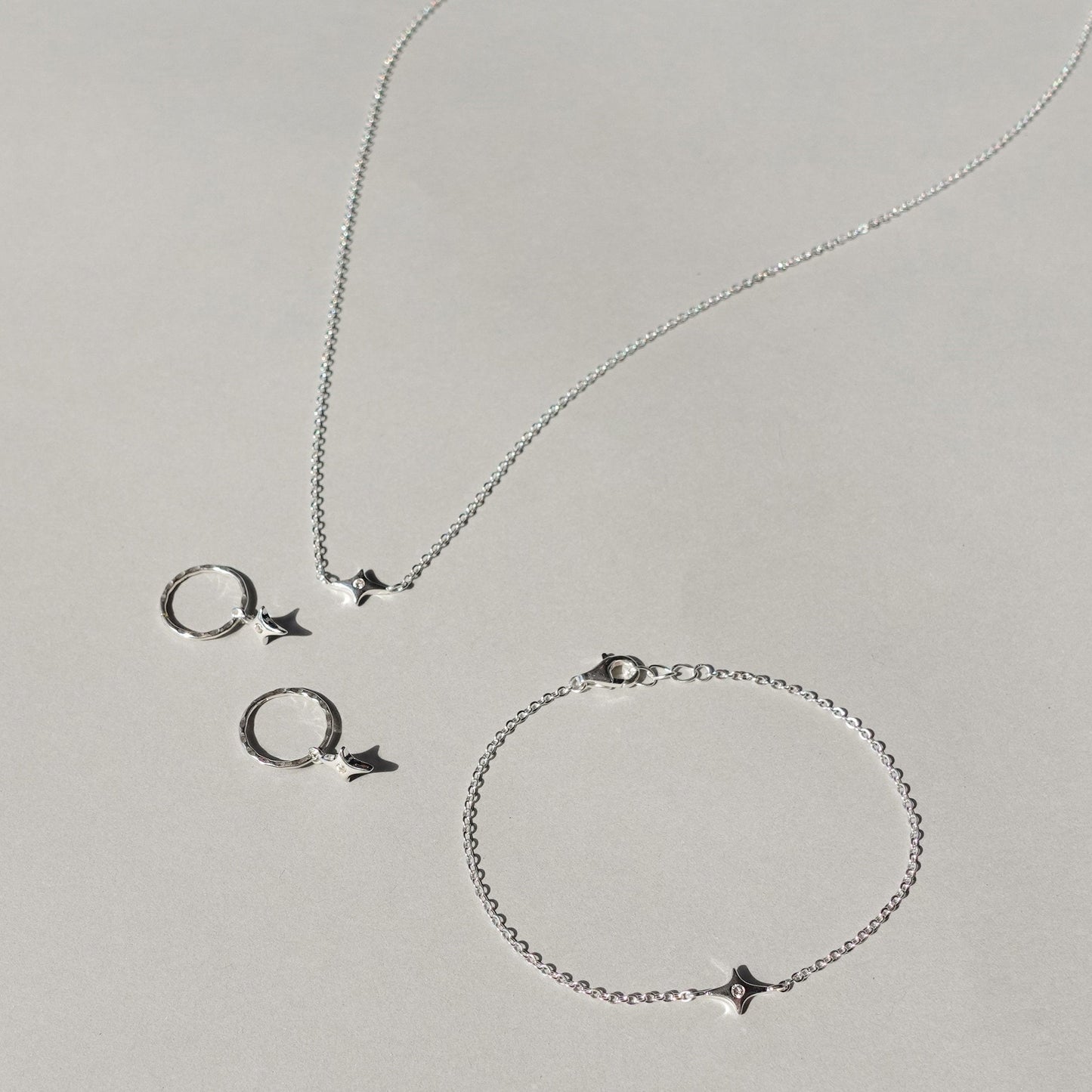 Starburst Necklace - Silver