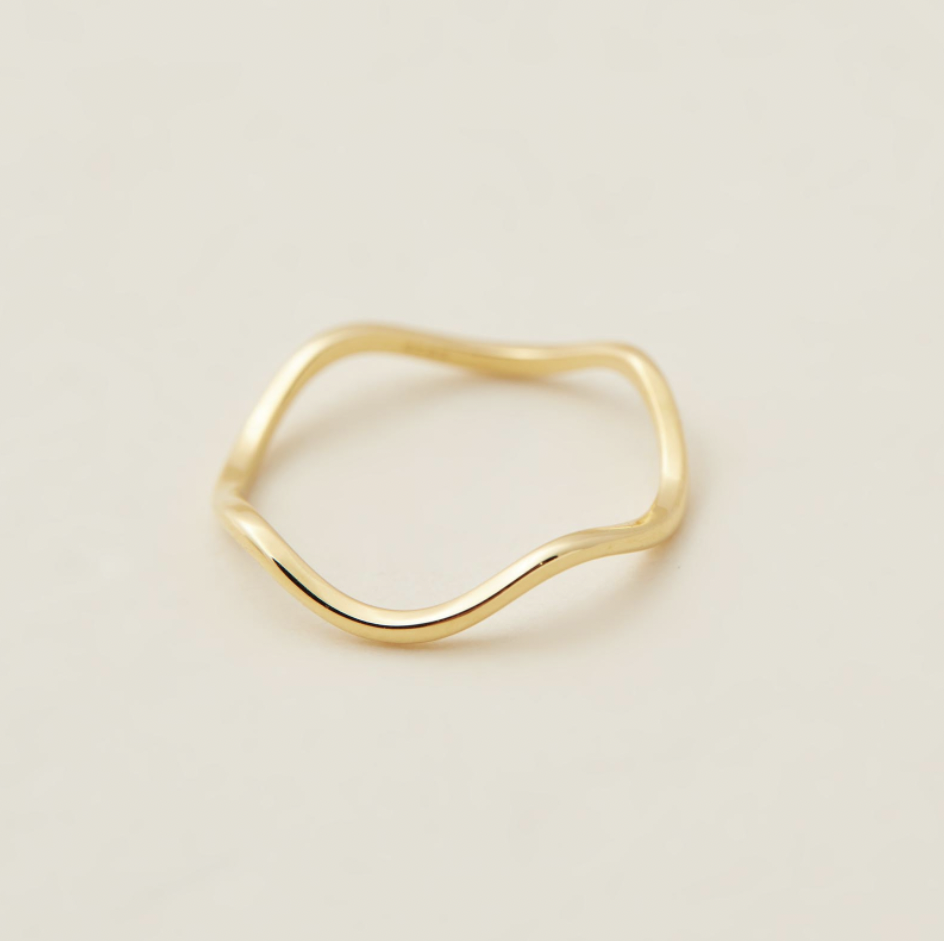 Vera Wave Ring - Gold