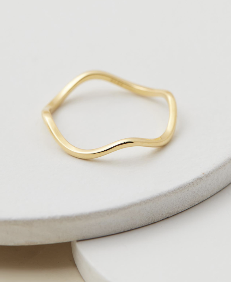 Vera Wave Ring - Gold