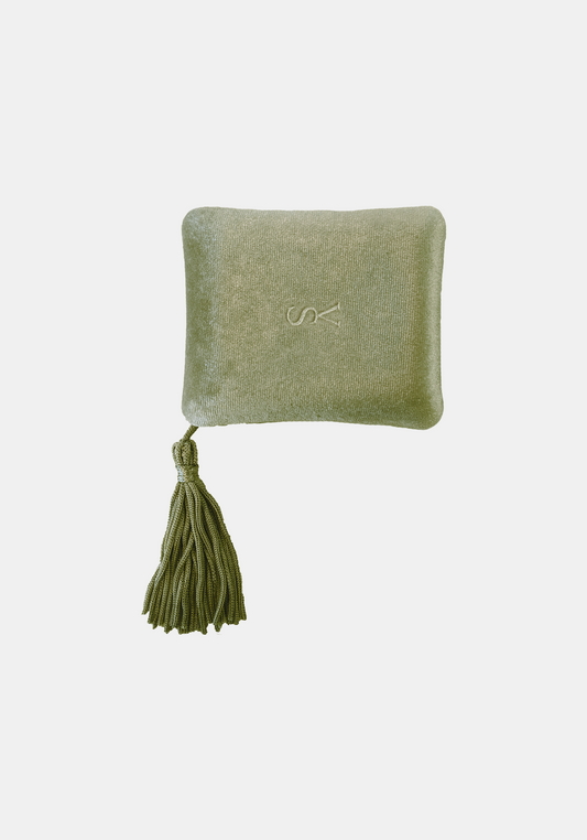 Velvet Jewellery Box - Pistachio